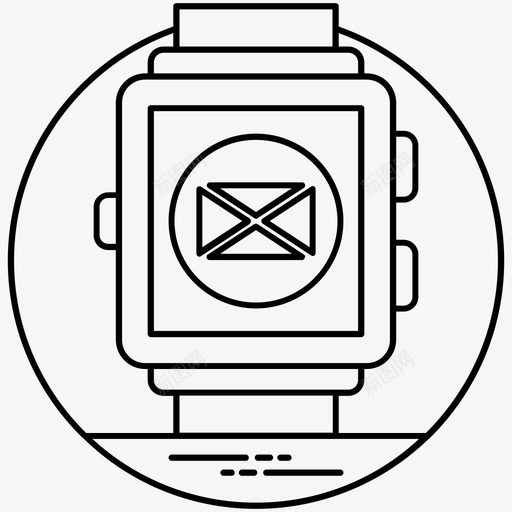 智能手表安卓穿戴智能手表可穿戴设备图标svg_新图网 https://ixintu.com 人工智能线图标 可穿戴技术 可穿戴设备 安卓穿戴智能手表 智能手表 腕表