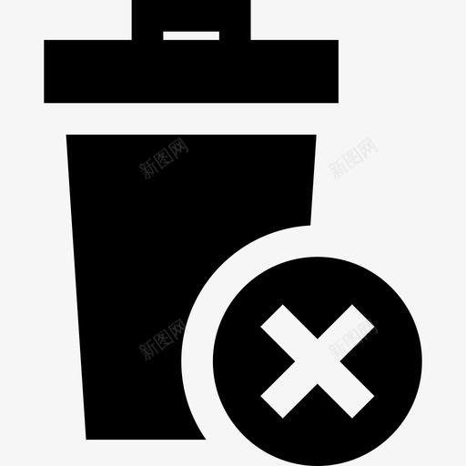 删除线性web按钮填充图标svg_新图网 https://ixintu.com 删除 填充 线性web按钮