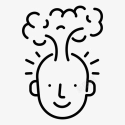 永结同理头部爆炸同理心医学图标高清图片