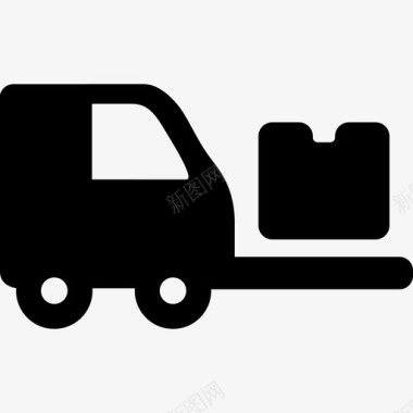 汽车运输送货卡车图标图标