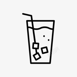 冰冻苏打柠檬鸡尾酒鸡尾酒饮料柠檬水图标高清图片