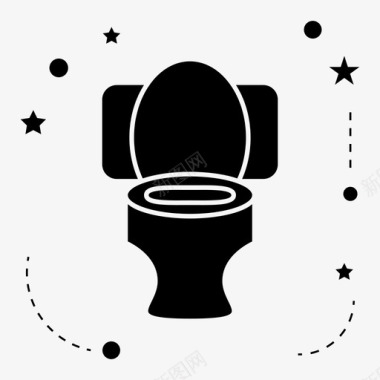 浴室卫生间便利设施图标图标