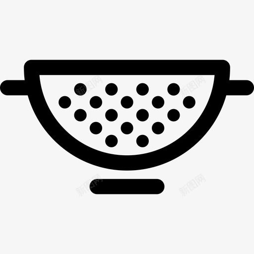 滤菜食品和烹饪直系图标svg_新图网 https://ixintu.com 滤菜 直系 食品和烹饪