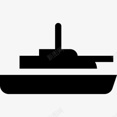 船舶运输军用补给图标图标
