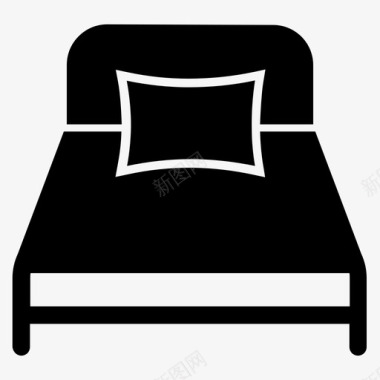 床卧室小床图标图标