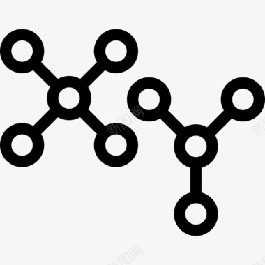 染色体医学实验室图标图标