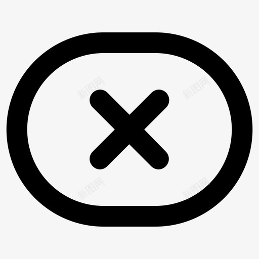 取消关闭错误图标svg_新图网 https://ixintu.com 关闭 关闭取消错误退出交叉删除错误x停止 删除 取消 错误