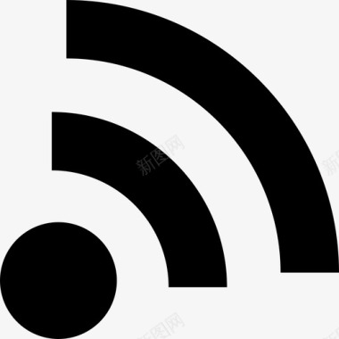 Wifi技术网络导航填充图标图标