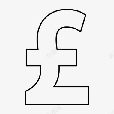 英语货币现金成本图标图标