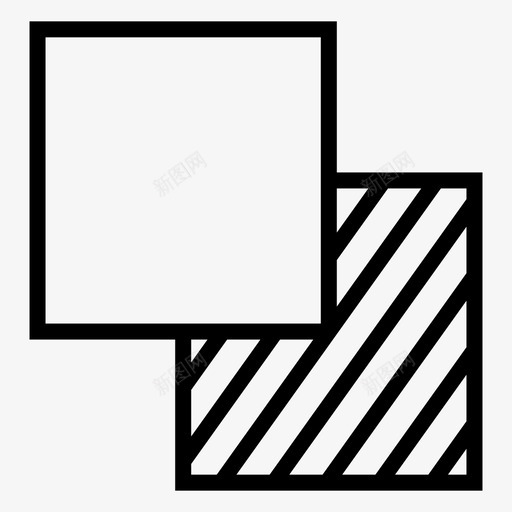 复制图层正方形图标svg_新图网 https://ixintu.com 图层 复制 正方形 设计