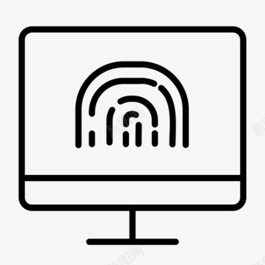 安全支付指纹保护网上银行图标图标