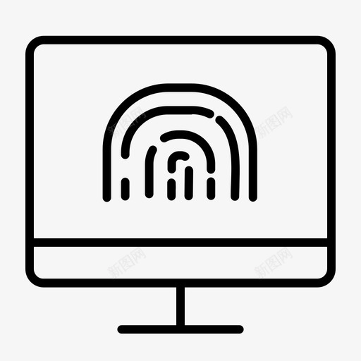 安全支付指纹保护网上银行图标svg_新图网 https://ixintu.com 安全交易 安全支付 安全银行 指纹保护 移动银行 网上银行 银行业务1