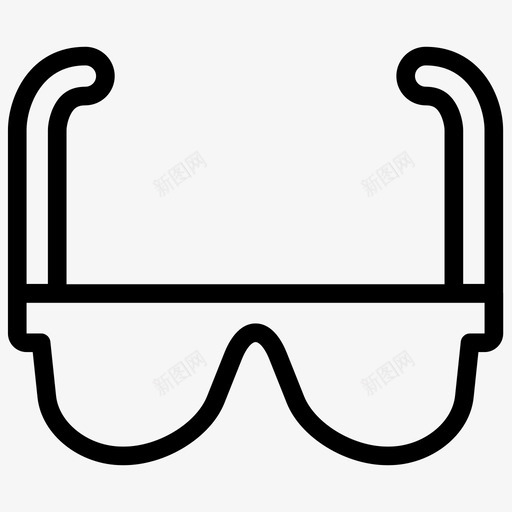 采购产品太阳镜配件眼镜图标svg_新图网 https://ixintu.com 时尚 男人时尚轮廓 眼镜 配件 采购产品太阳镜
