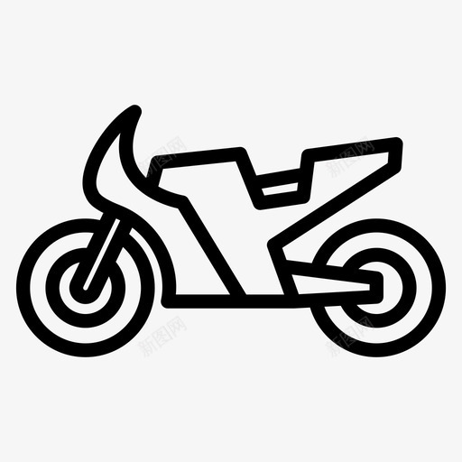 摩托车自行车赛车图标svg_新图网 https://ixintu.com 交通工具概述 摩托车 自行车 赛车 运动
