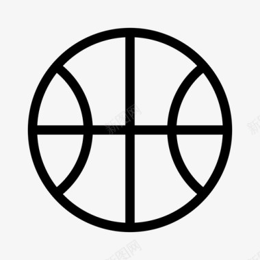 篮球体育爱好图标图标