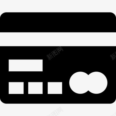 信用卡商务创业和新业务稳固图标图标