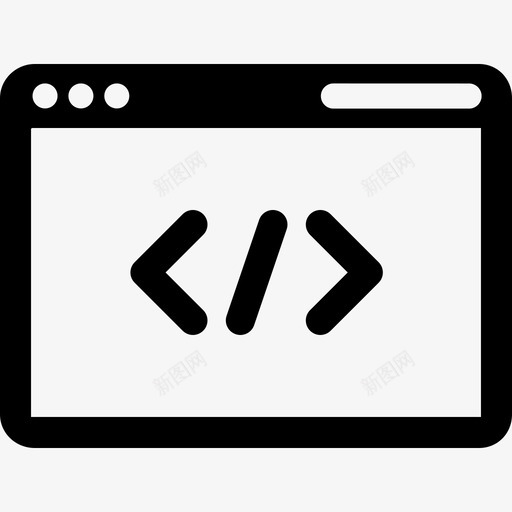 网络代码界面多媒体营销图标svg_新图网 https://ixintu.com 多媒体营销 界面 网络代码