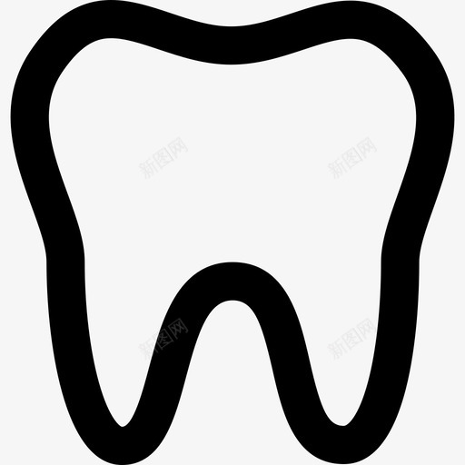 牙齿最小医院线性图标svg_新图网 https://ixintu.com 最小医院 牙齿 线性