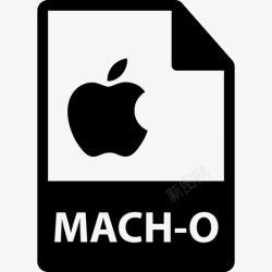 MachO格式MachO文件计算机文件格式图标高清图片
