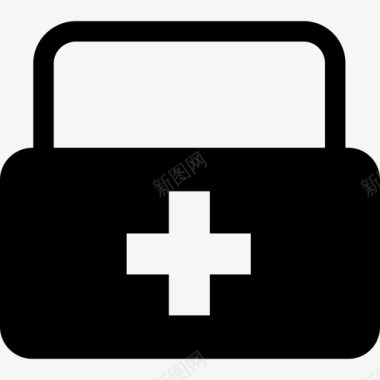 急救箱医疗军用填充物图标图标