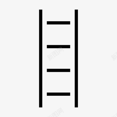 梯子施工工具图标图标