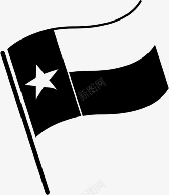 德克萨斯州国旗fagusa图标图标
