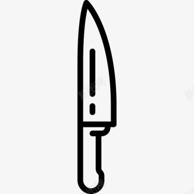 刀烹饪线工艺线状图标图标