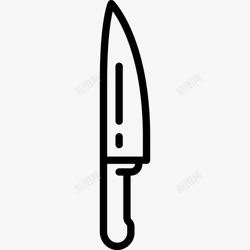 刀烹饪线工艺线状图标svg_新图网 https://ixintu.com 刀 烹饪线工艺 线状