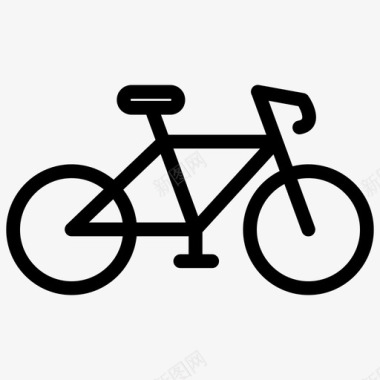 自行车运动运动大纲图标图标