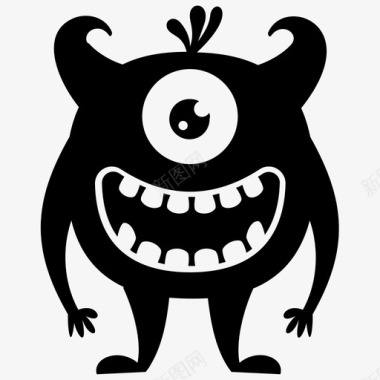 mikewazowski怪物角色单眼怪物图标图标