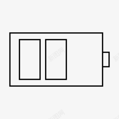 电池能量介质图标图标
