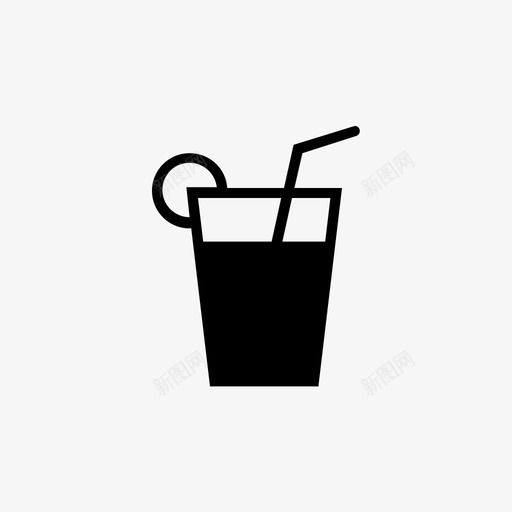 果汁饮料酒店图标svg_新图网 https://ixintu.com 夏季 夏季饮料 果汁 酒店 饮料
