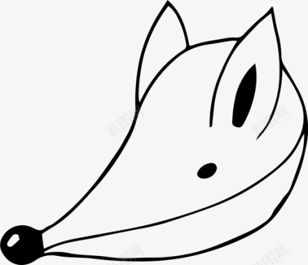 狐狸秋天活泼图标图标