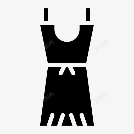 服装优雅时尚图标svg_新图网 https://ixintu.com 优雅 时尚 服装 缝纫牢固