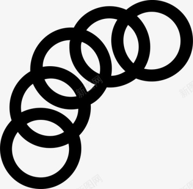 戒指手镯圆形图标图标