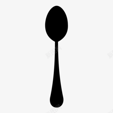 勺子自助餐厅食物图标图标