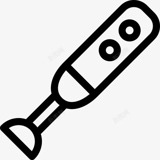 混音器家庭收藏线性图标svg_新图网 https://ixintu.com 家庭收藏 混音器 线性