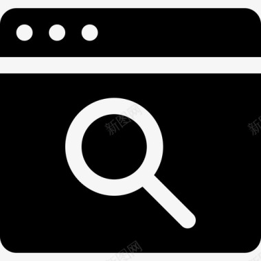浏览器搜索计算机web和应用程序界面图标图标