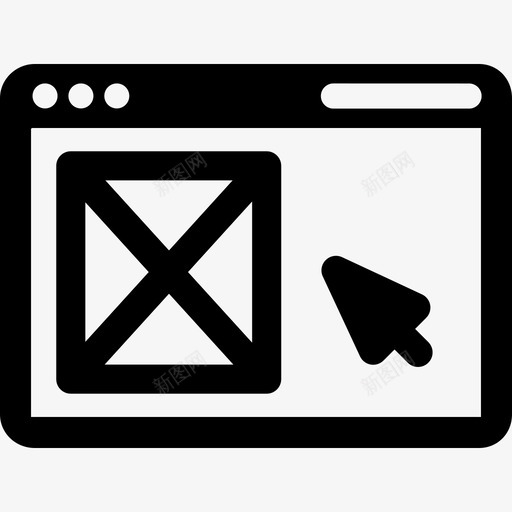 网络光标界面多媒体营销图标svg_新图网 https://ixintu.com 多媒体营销 界面 网络光标