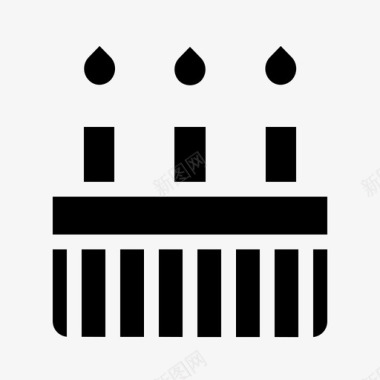 生日蛋糕庆祝宝贝图标图标