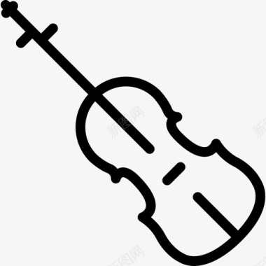 小提琴音乐灯光镜头动作图标图标