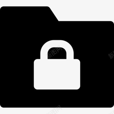 文件夹界面网络安全图标图标