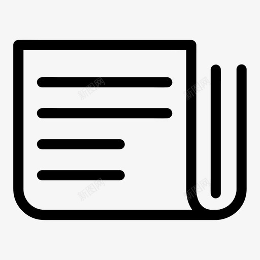 新闻文章博客图标svg_新图网 https://ixintu.com 博客 所有大小的基本图标 文章 新闻 纸张 订阅源