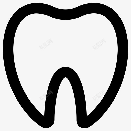牙齿粗体轮廓医疗元素2粗体圆形图标svg_新图网 https://ixintu.com 牙齿 粗体圆形 粗体轮廓医疗元素2
