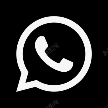 Whatsapp社交媒体社交网络徽标图标图标