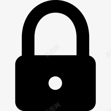 挂锁安全电子商务填充图标图标
