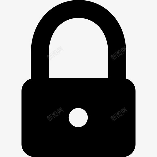 挂锁安全电子商务填充图标svg_新图网 https://ixintu.com 安全 挂锁 电子商务填充