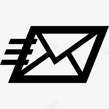 快速投递信件电子邮件图标图标