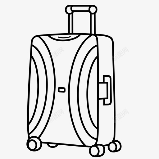 行李包手提箱图标svg_新图网 https://ixintu.com 包 手提箱 旅行 行李