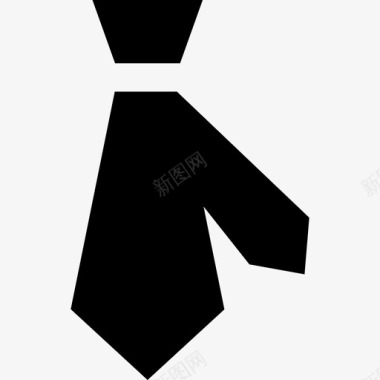 领带时尚工作场所图标图标